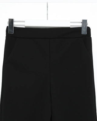 Side-slit capri pants