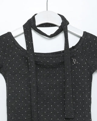 Tie Set Cubic Point T-Shirt