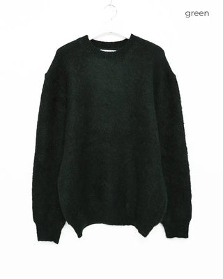 Angora Crew Neck Knit