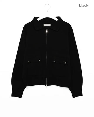 Colored double zip-up jacket