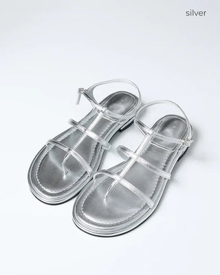 Strap belt sandals