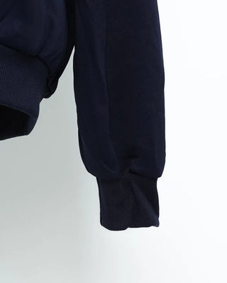 Lettering One-Shoulder Sweatshirt