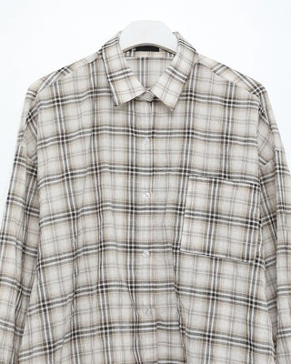 Checked overshirt