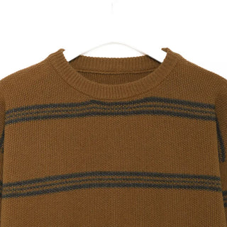 Long knit with a striped pattern