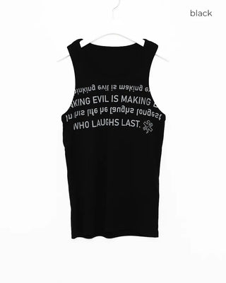 Bustline Lettering Tank Top
