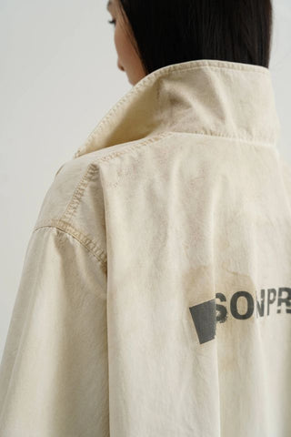 MASONPRINCE Distressed Nylon Coach Jacket