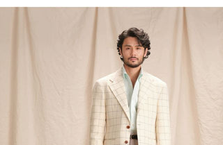 [CULTUM] Plaid Sport Jacket