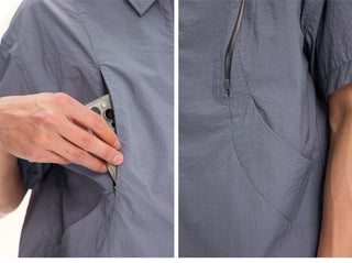 [Monterest] UPF50+ Water Repellent Zip-Up Shirt Jacket