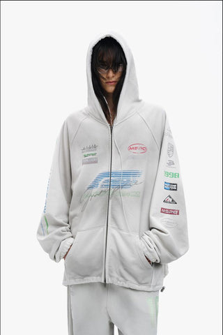 [MASONPRINCE] Racing Club Anniversary Sweat Set