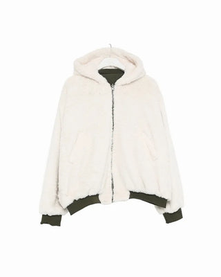 Reversible fur jacket