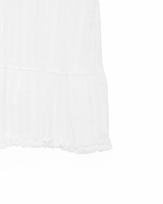 Frilled camisole mini dress