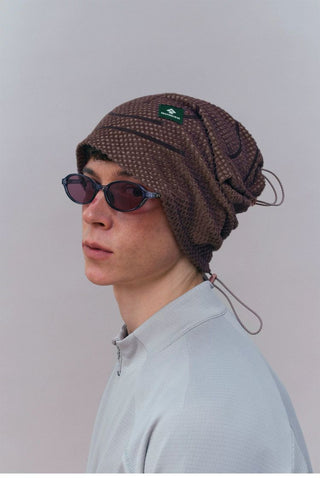 [Monterest] Fleece Beanie with Dual Track Drawstring