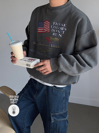 Don't run Pigment Brushed Sweatshirt