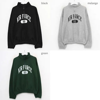 Half-zip sweatshirt