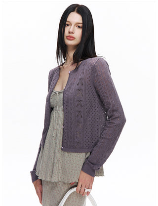 [NECY] Blossom Open Walk Knit Cardigan (2color)