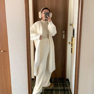 Soft long cardigan