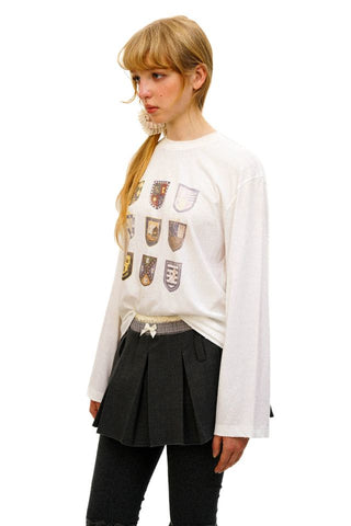 [moromoro2] Snowflake Texture Loose T-shirt