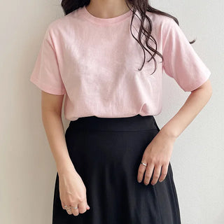 simple fit round tee