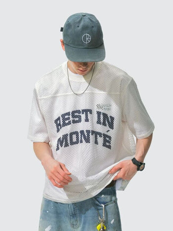 [Monterest] Mesh Jersey Short Sleeve Tee