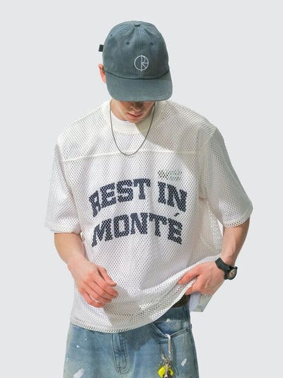 [Monterest] Mesh Jersey Short Sleeve Tee