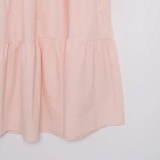 Waist strap long dress
