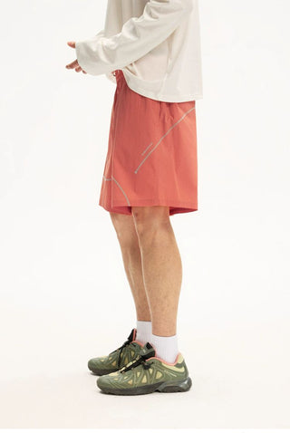 [Monterest] Water Repellent Contrast Stitch Shorts
