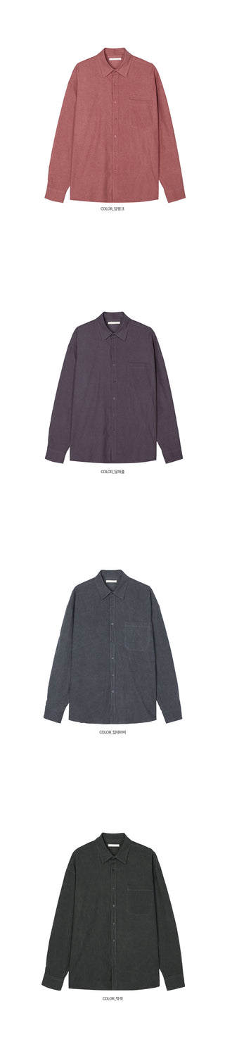 Thor Crack Pigment Oversized Shirt
