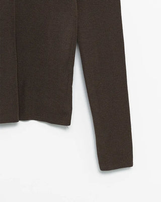 V-neck slim-fit knit