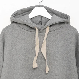 Side-slit hooded parka