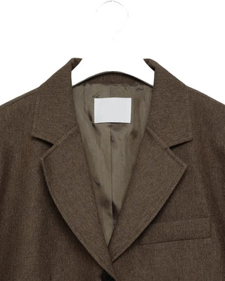 Oversized Melange Jacket
