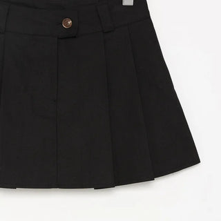 Pintuck mini skirt
