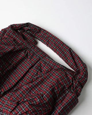 Checked Volume Tote Bag