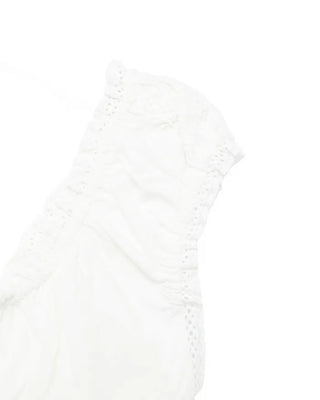 2-way robe décolleté cropped sleeveless top