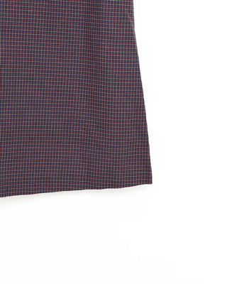 Checked mini sleeveless dress