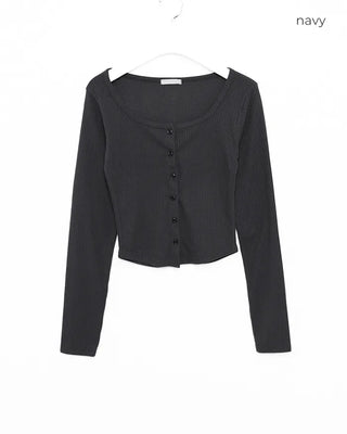 Slim-fit layered cardigan