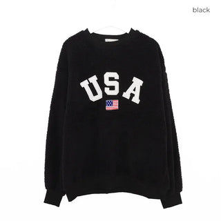 USA Logo Boa Sweatshirt