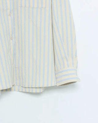 Double Stripe Wrinkle Loose Shirt