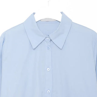 Basic Mini Shirt Dress