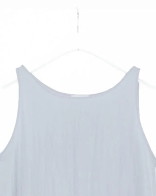 Bust-gathered mini dress