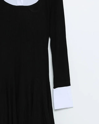 Shirt layered dress