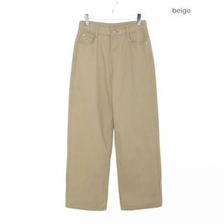 Cotton wide-leg pants