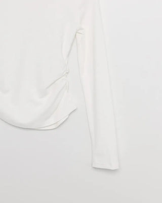 Stud One-Shoulder T-Shirt
