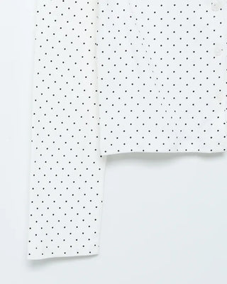 Round neck polka dot cardigan