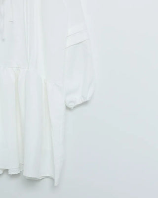 Pintuck Long Blouse