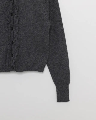 Layered Point Frill Cardigan
