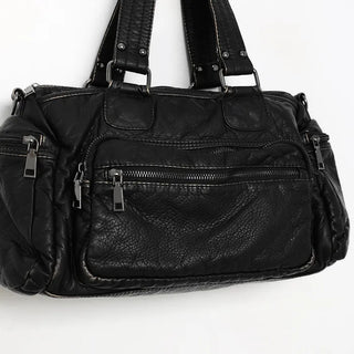 Vintage Washed Shoulder Bag