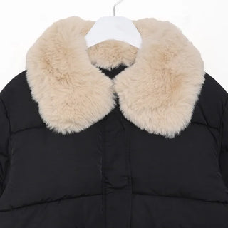 Fur Collar Padded Jumper