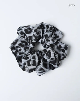 Leopard scrunchie