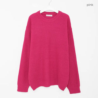(Unisex) Openwork Round Knit