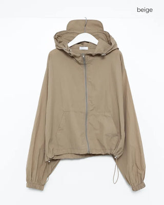 Cap Hooded Windbreaker